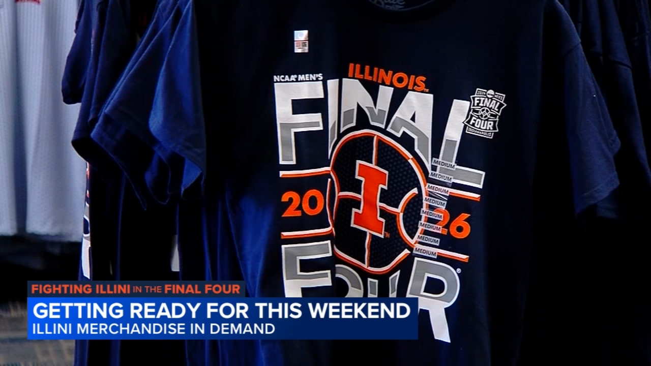 Illini merch in demand as fans prepare for Final Four match