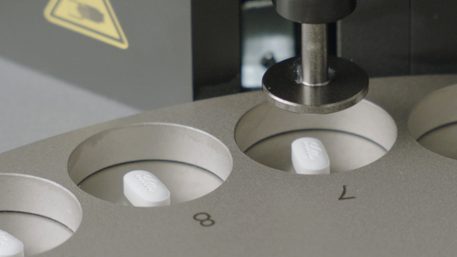 This photo provided by Eli Lilly in April 2026 shows manufacturing of the company's weight loss pill, Foundayo, at a plant in Carolina, Puerto Rico.