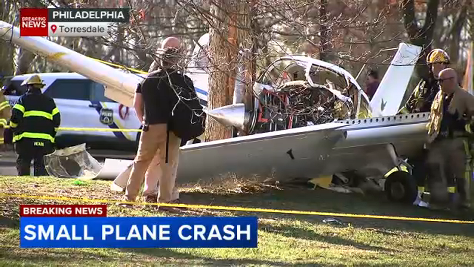 Off-duty Philadelphia police officer among 2 injured in small plane crash