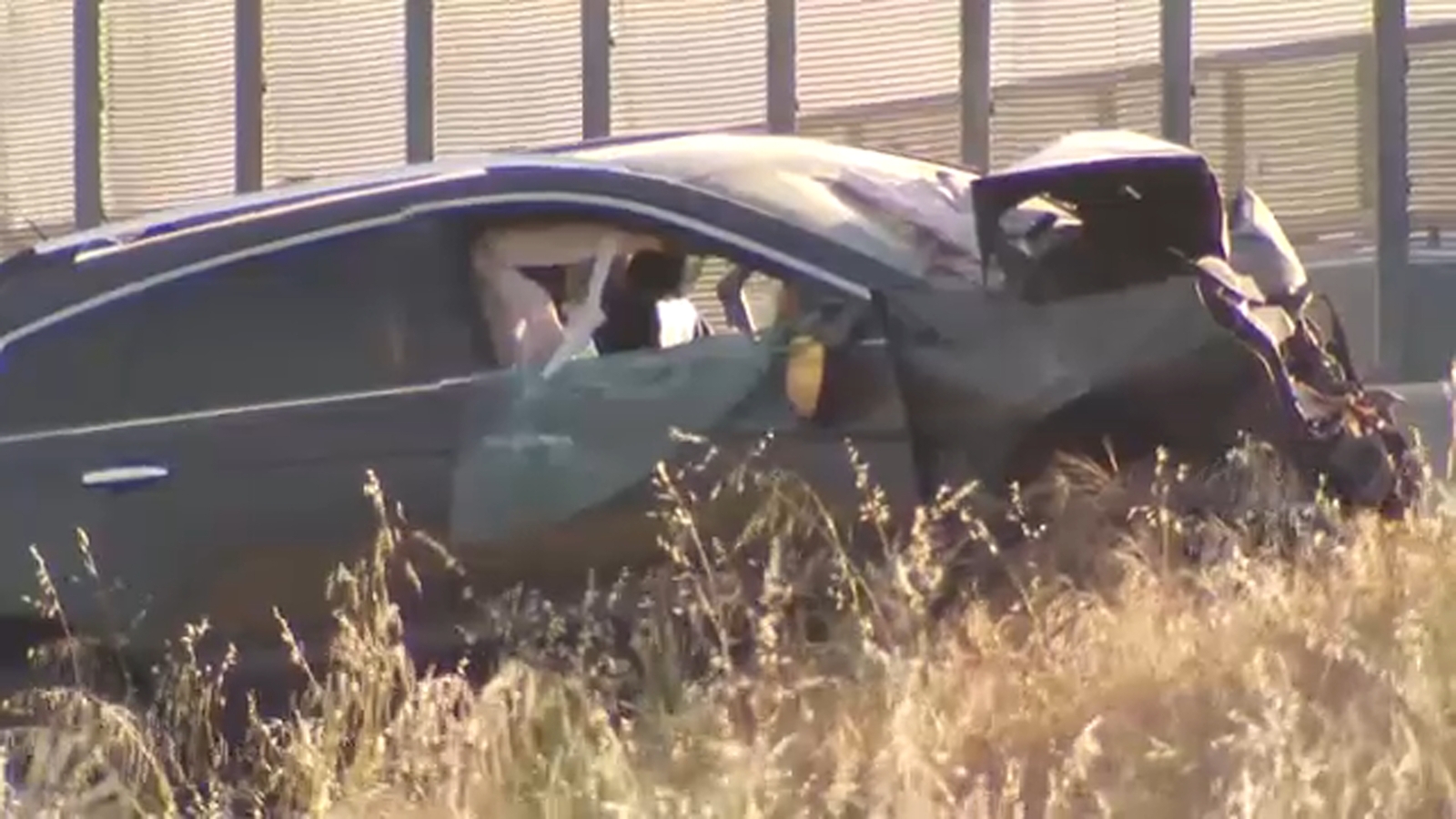One person killed after vehicle crashes into overpass on Highway 99 in Merced County, CHP confirms