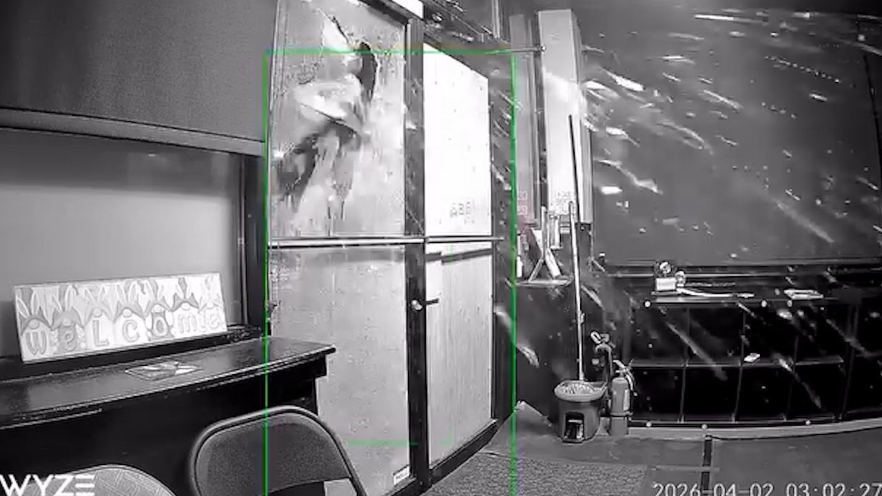 Video shows vandal targeting South Philadelphia kickboxing studio for 4th time