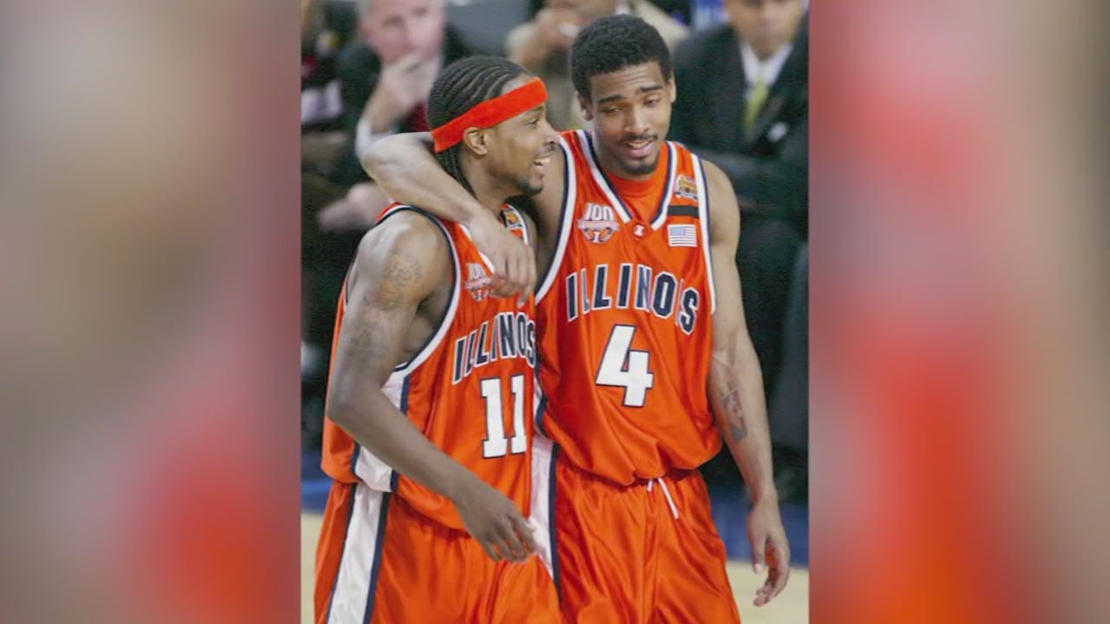 March Madness: Illini alums from 2005 Final Four team cheering for Illinois championship
