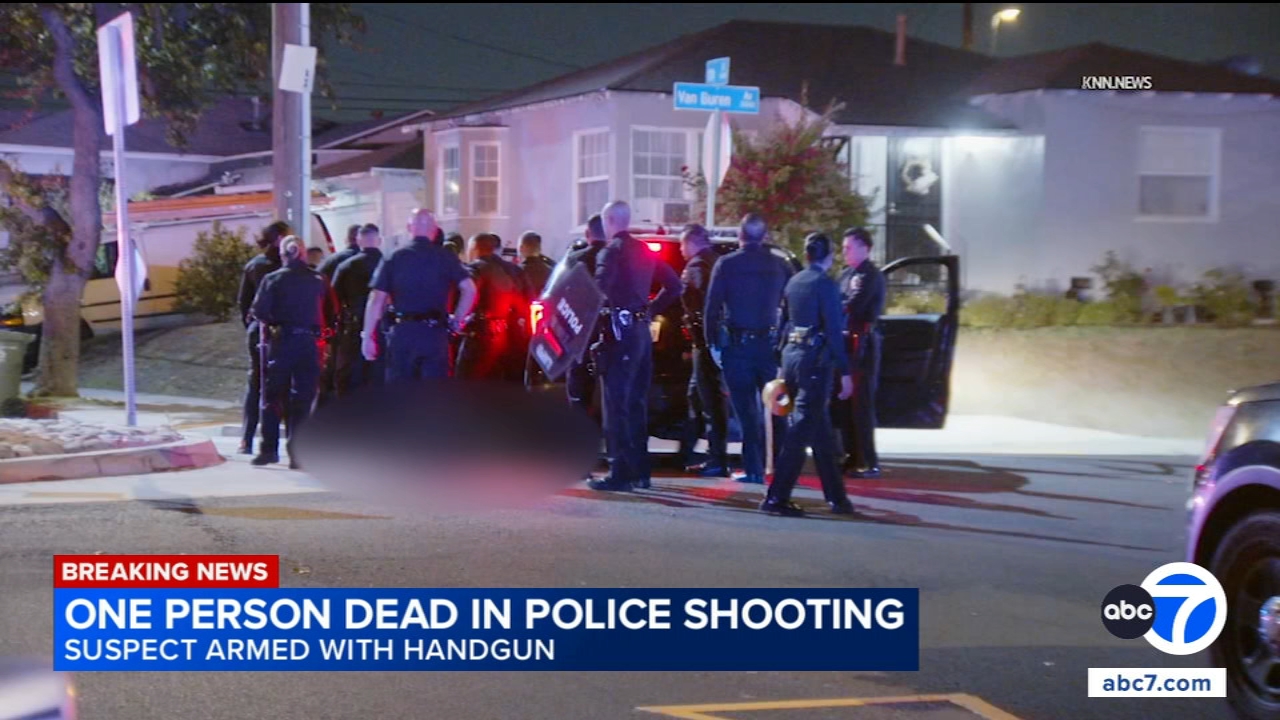 Police shoot, kill suspect who allegedly opened fire on victim at South LA gas station