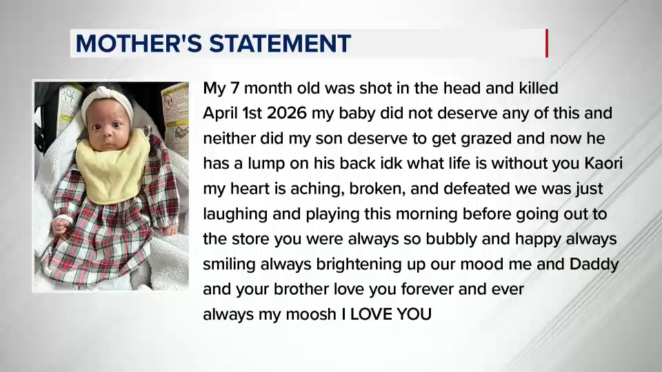 The baby's mother gave Eyewitness News permission to share what she posted on TikTok.