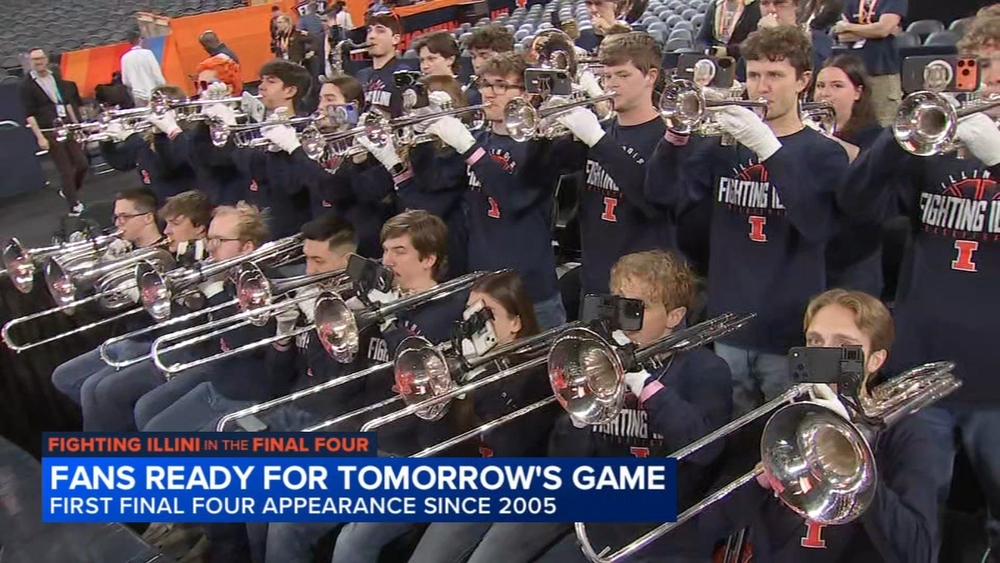 Illinois fans ready for Final Four game