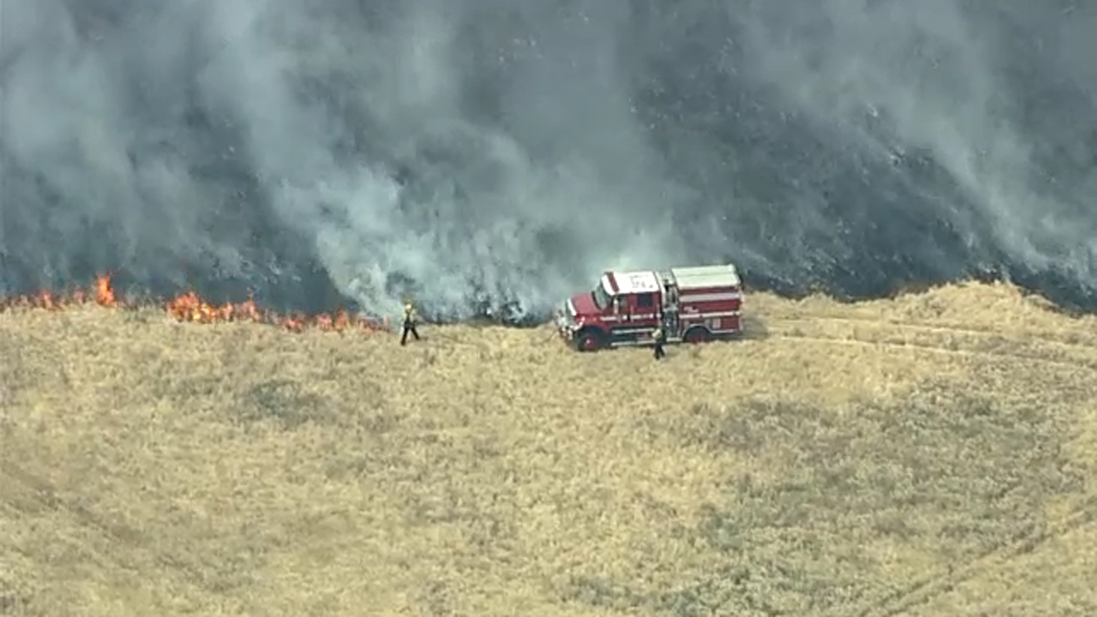 Fire Boared Spring Springs Fire jumps to 1,500 acres - ABC7 Los Angeles