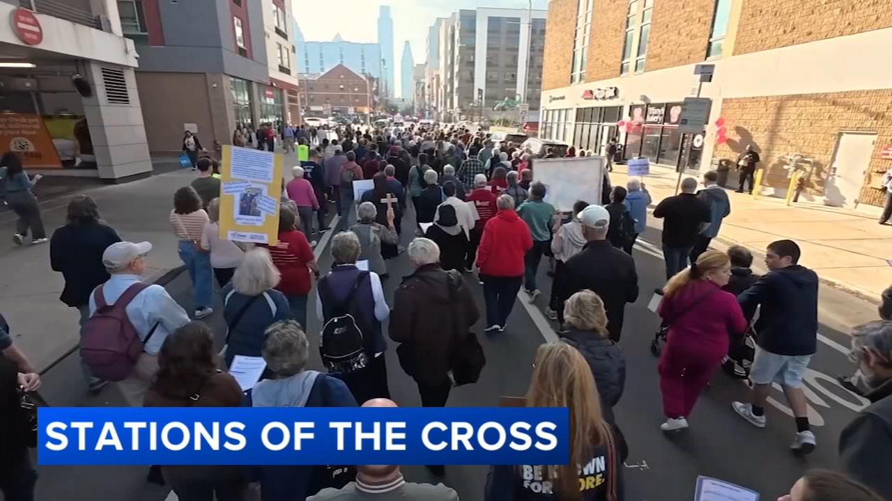 Philadelphia Catholics mark Good Friday with march highlighting immigrant struggles