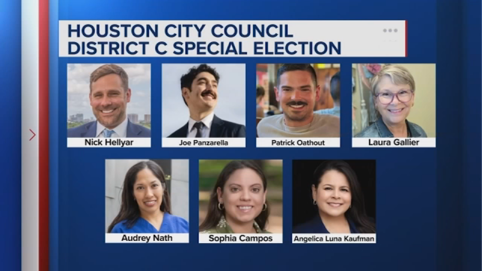 Houston District C special election underway as seven candidates vie for vacant seat