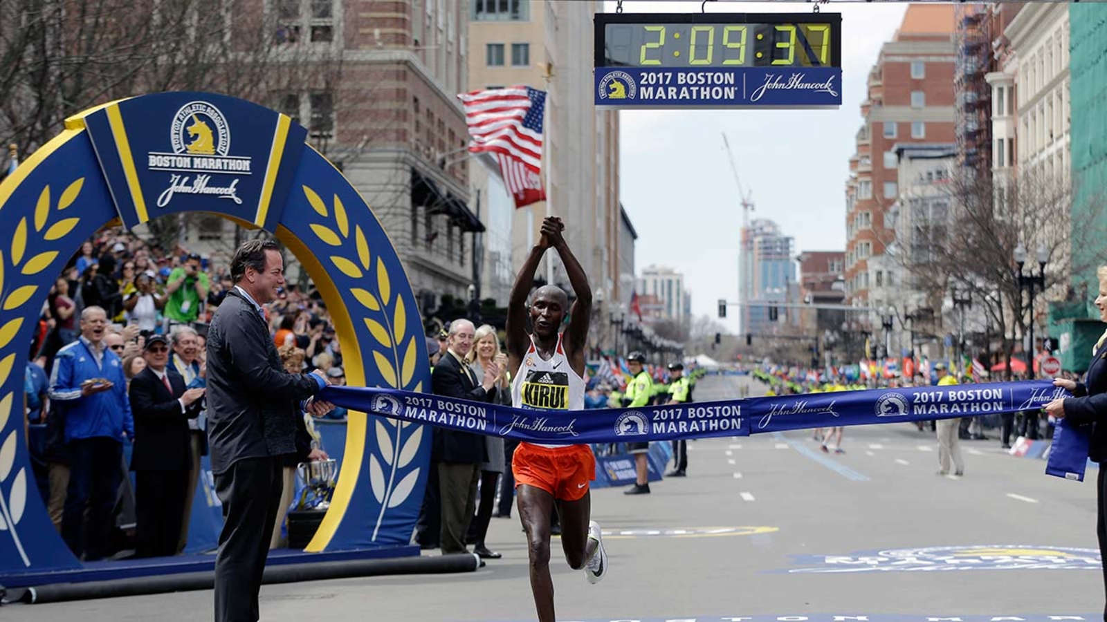 Kirui Kenya's Geoffrey Kirui wins the Boston Marathon - ABC30 Fresno