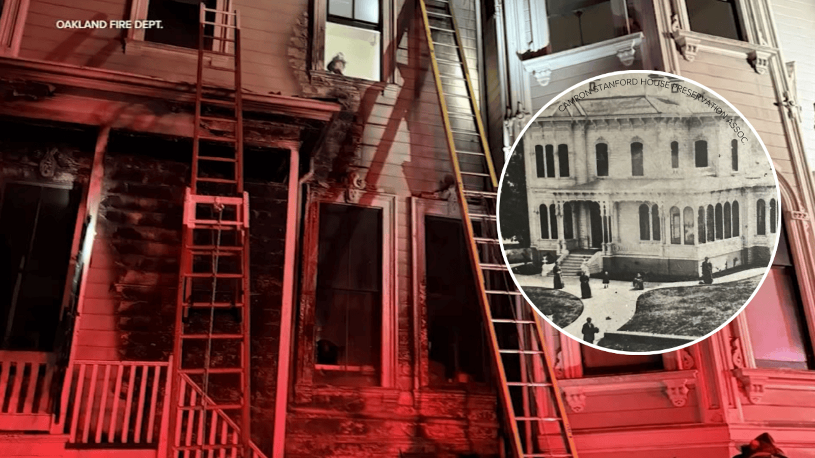 Oakland's historic Camron-Stanford House damaged by overnight fire: 'Tremendously heartbreaking'