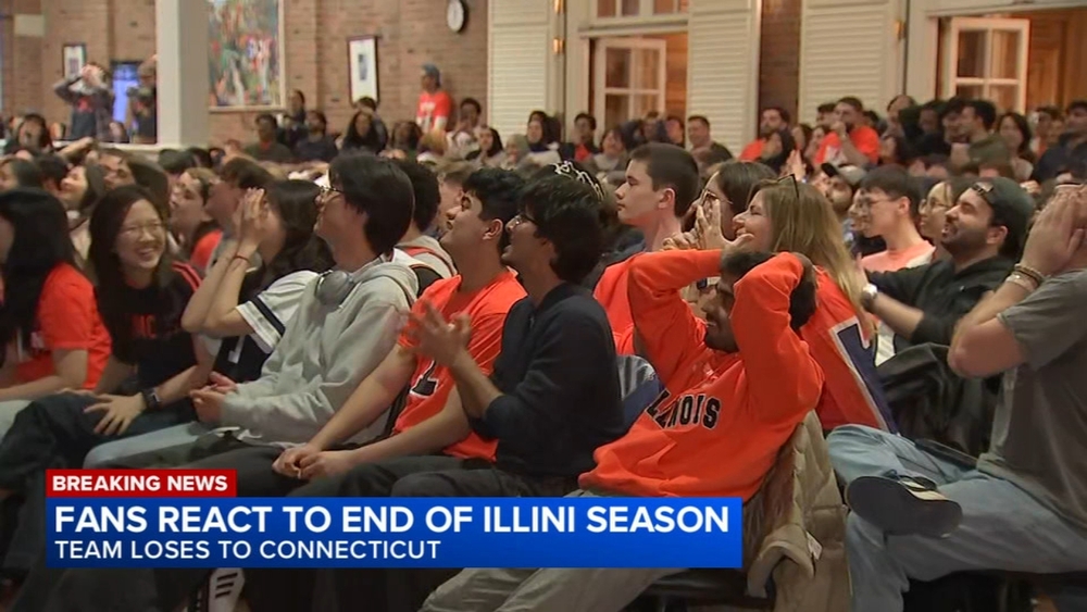 March Madness: Illinois fans in Champaign disappointed after loss