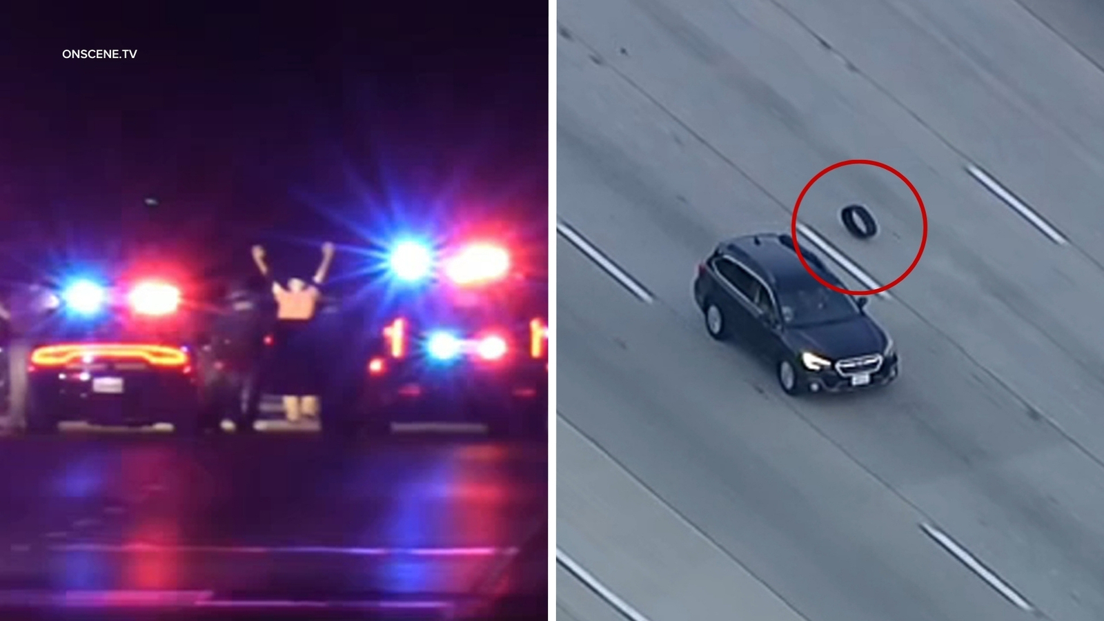 Driver arrested after leading CHP on hourslong chase across multiple SoCal counties