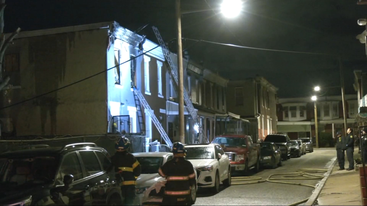 West Philadelphia row home damaged by fire