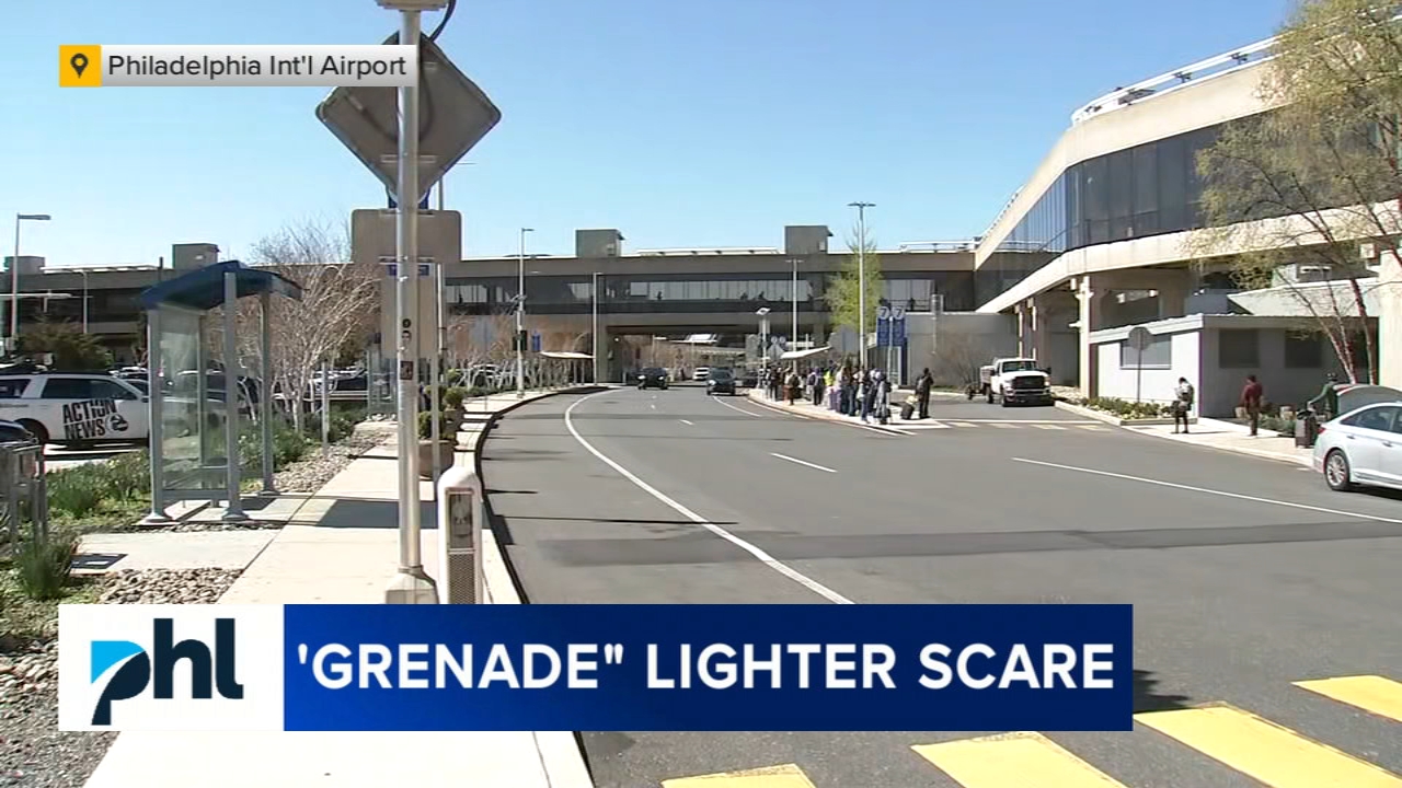 Lighter shaped like grenade sparks security concern at Philadelphia International Airport: Source