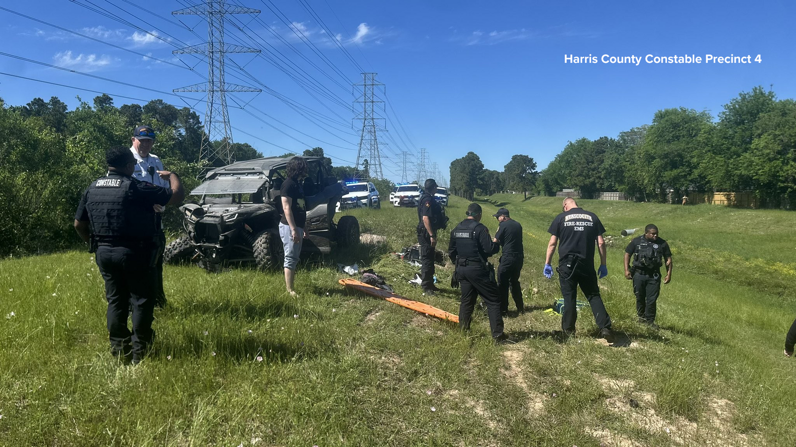3 children injured after UTV crashes into Humble-area bayou, Harris County Precinct 4 officials say