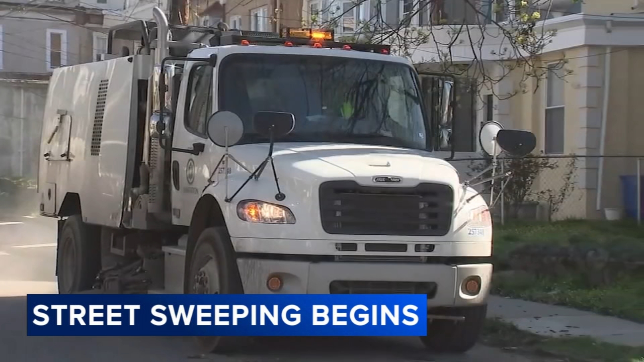 Street sweeping resumes across Philadelphia as seasonal cleanup program begins