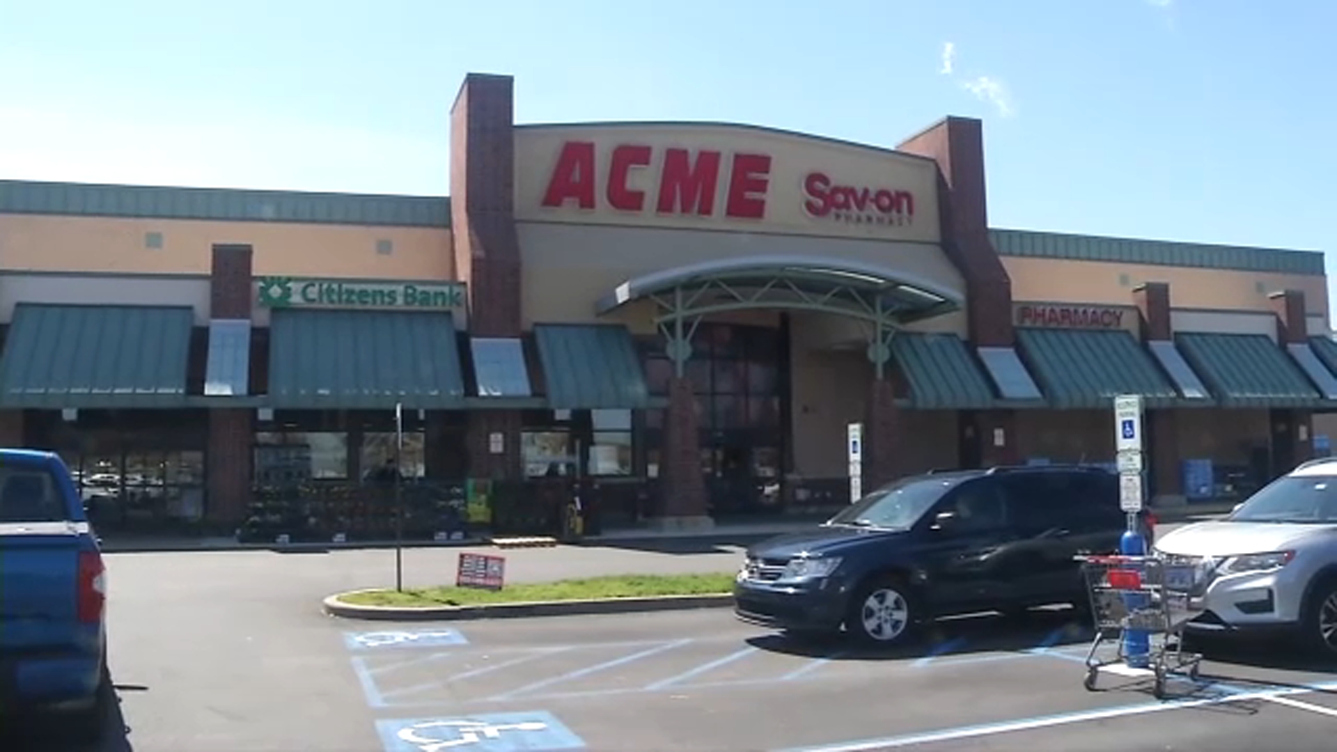 Pictured: The Acme store in Middletown, Delaware where a $231 million Powerball ticket was sold for the drawing on April 6, 2026.