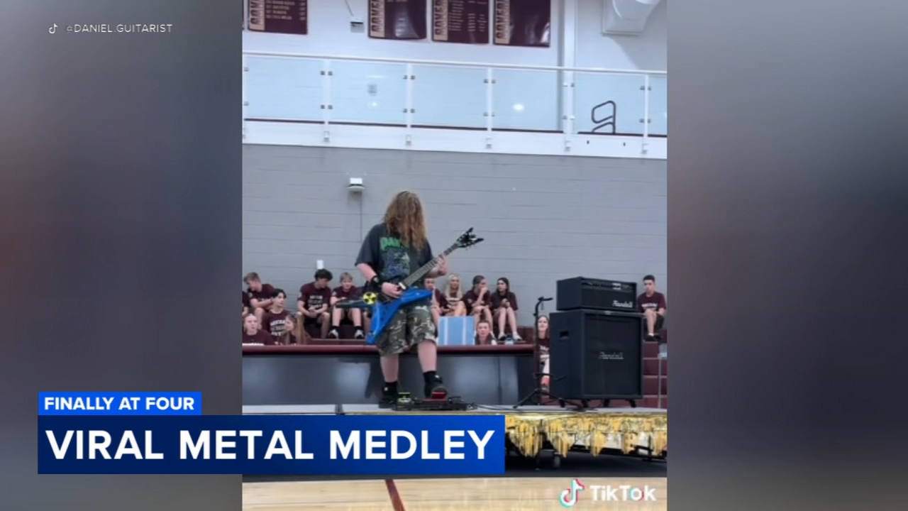 8th-grade guitarist goes viral for shredding heavy metal performance during Pa. talent show