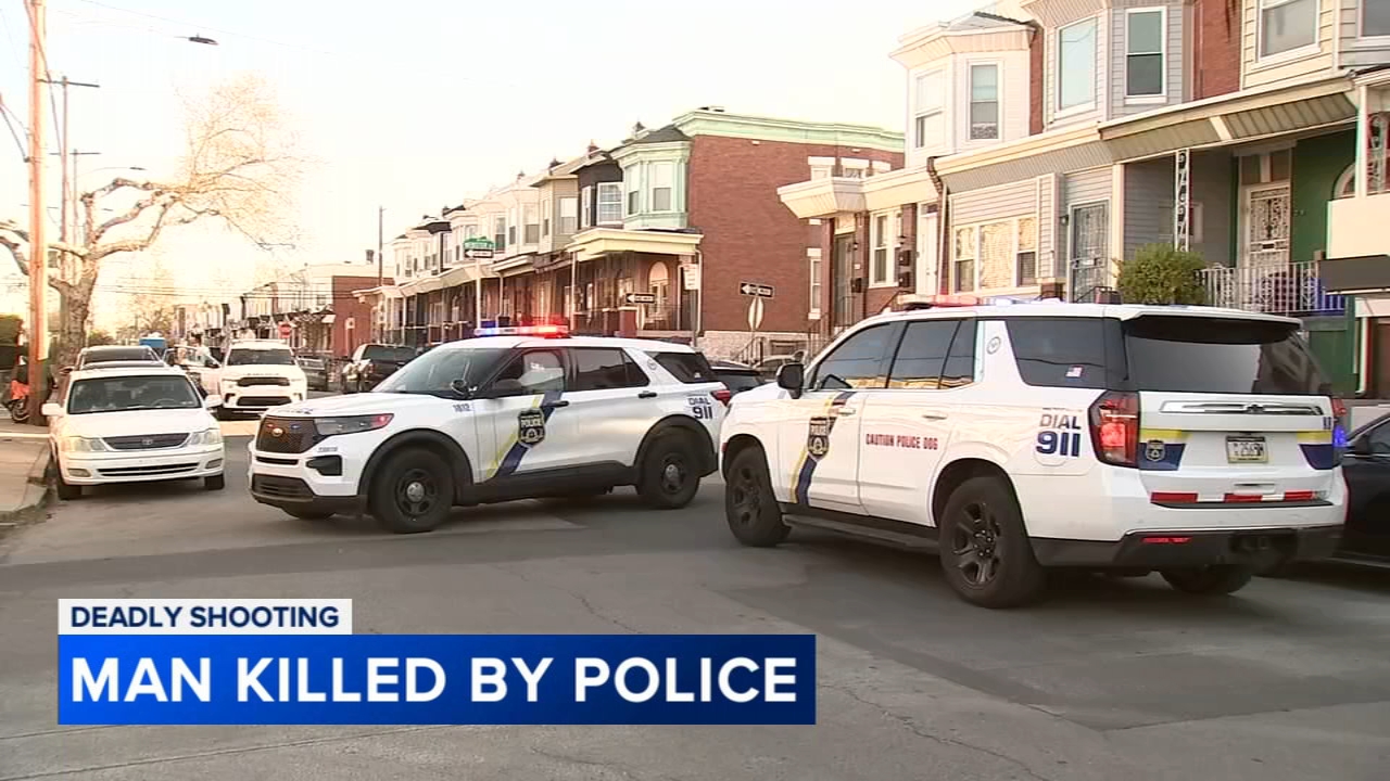 Man killed in exchange of gunfire with police officer in West Philadelphia