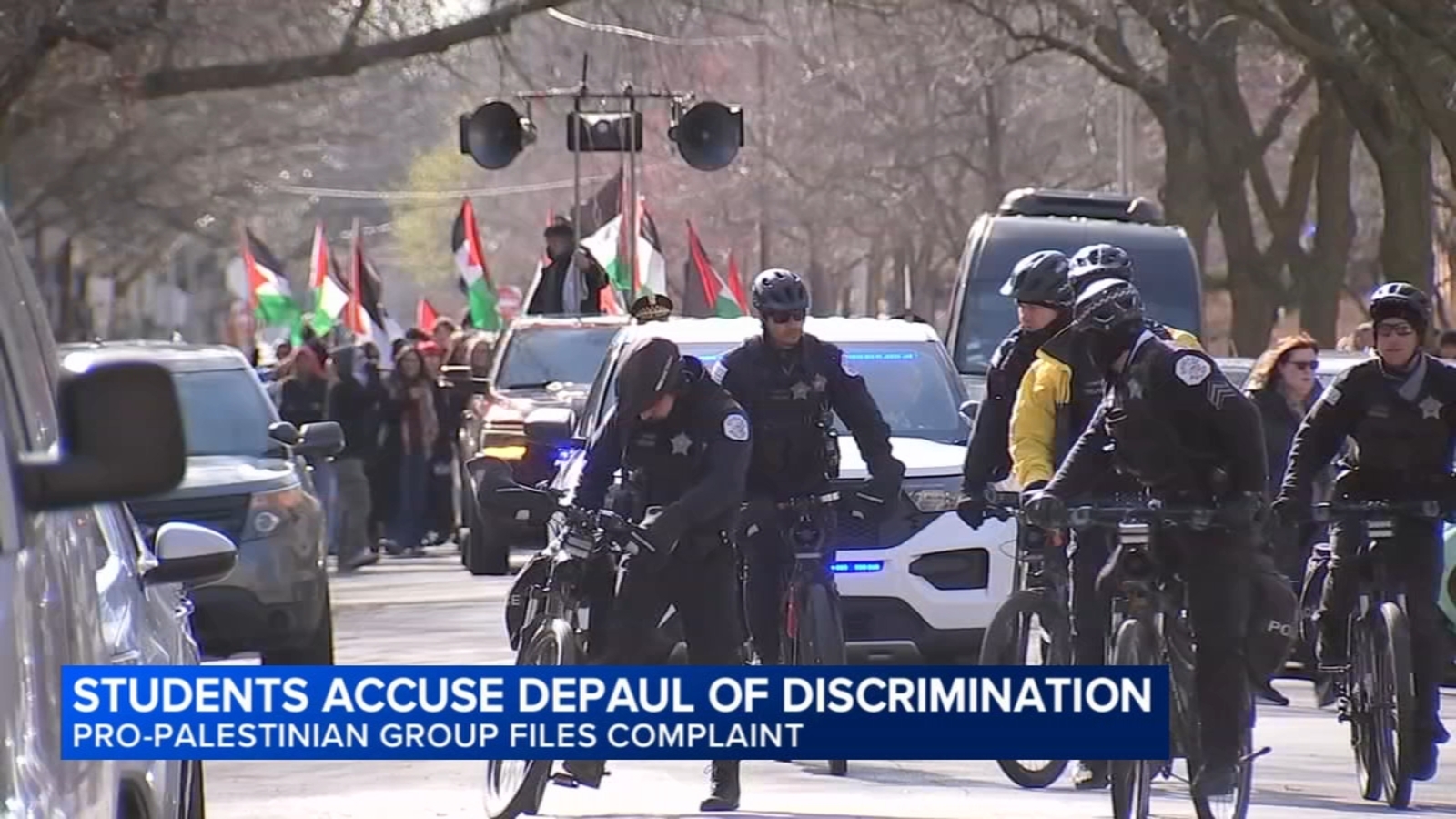 DePaul students call for university to reinstate Palestinian-based student organization
