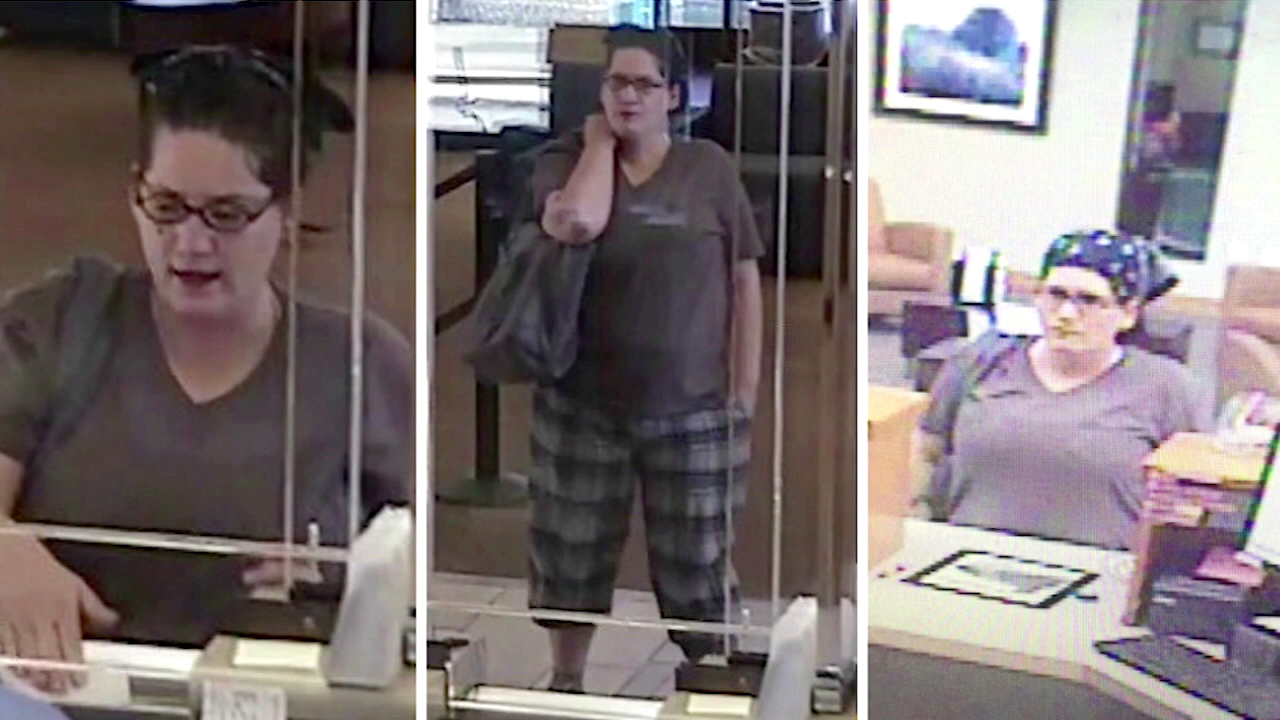 Woman Robs Bank Woman wearing pajamas robs 6 Salt Lake City banks in 90 minutes, police ...