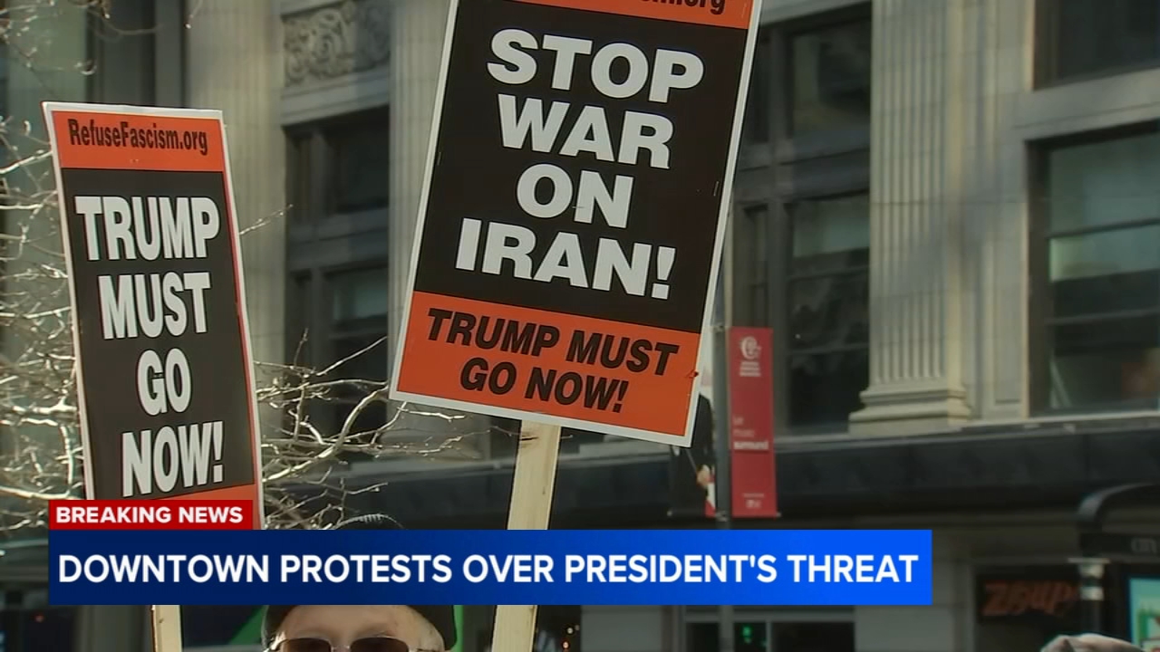 Anti-war protests held; Iranian Americans fear for relatives' safety