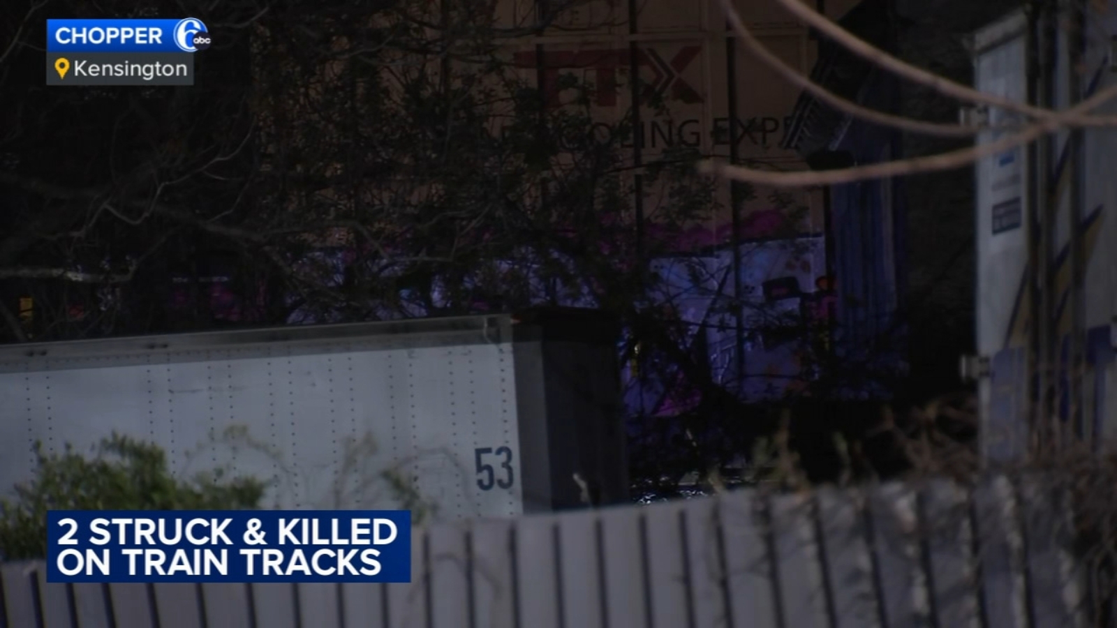 2 killed after being struck by Conrail freight train in Kensington ...