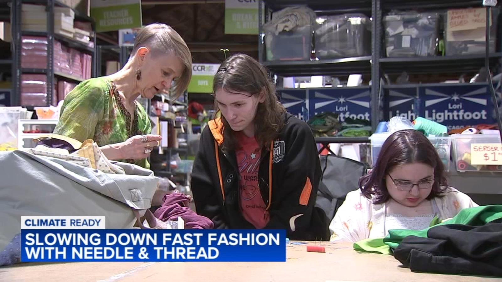Gen Z helping mend fast fashion crisis with needle and thread
