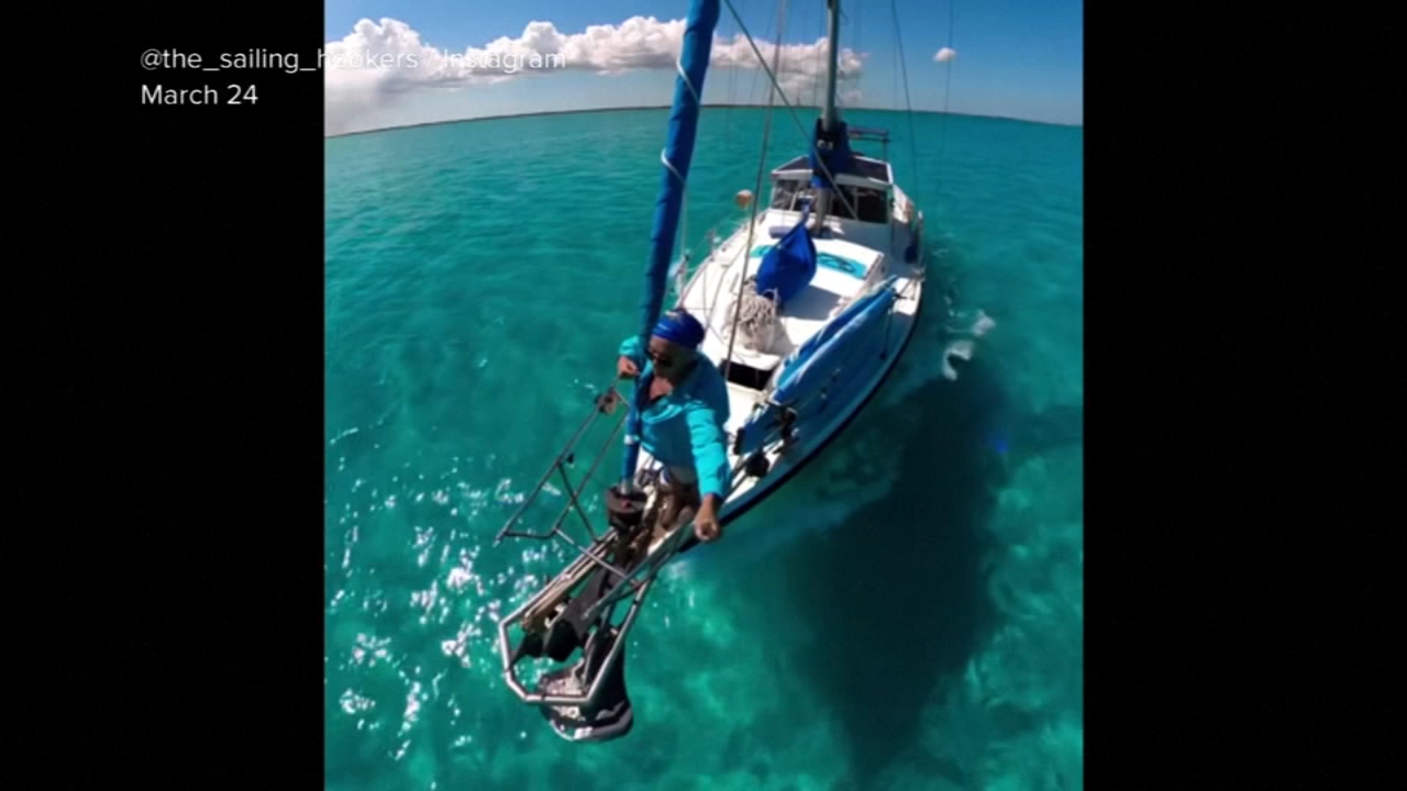 Her husband, 58-year-old Brian Hooker, subsequently paddled the boat to a marina, arriving at around 4 a.m. Sunday, according to Patterson.