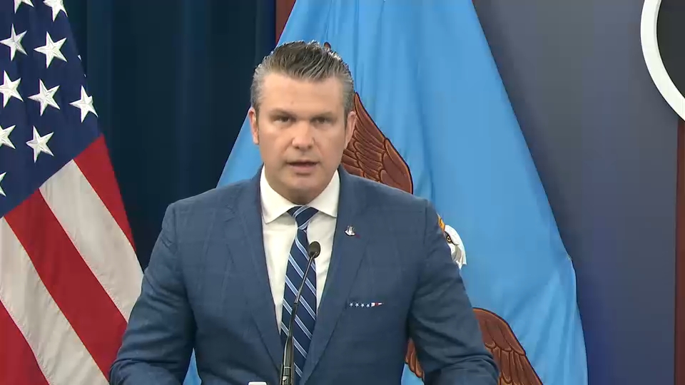 Strait of Hormuz is open, Hegseth and Caine say