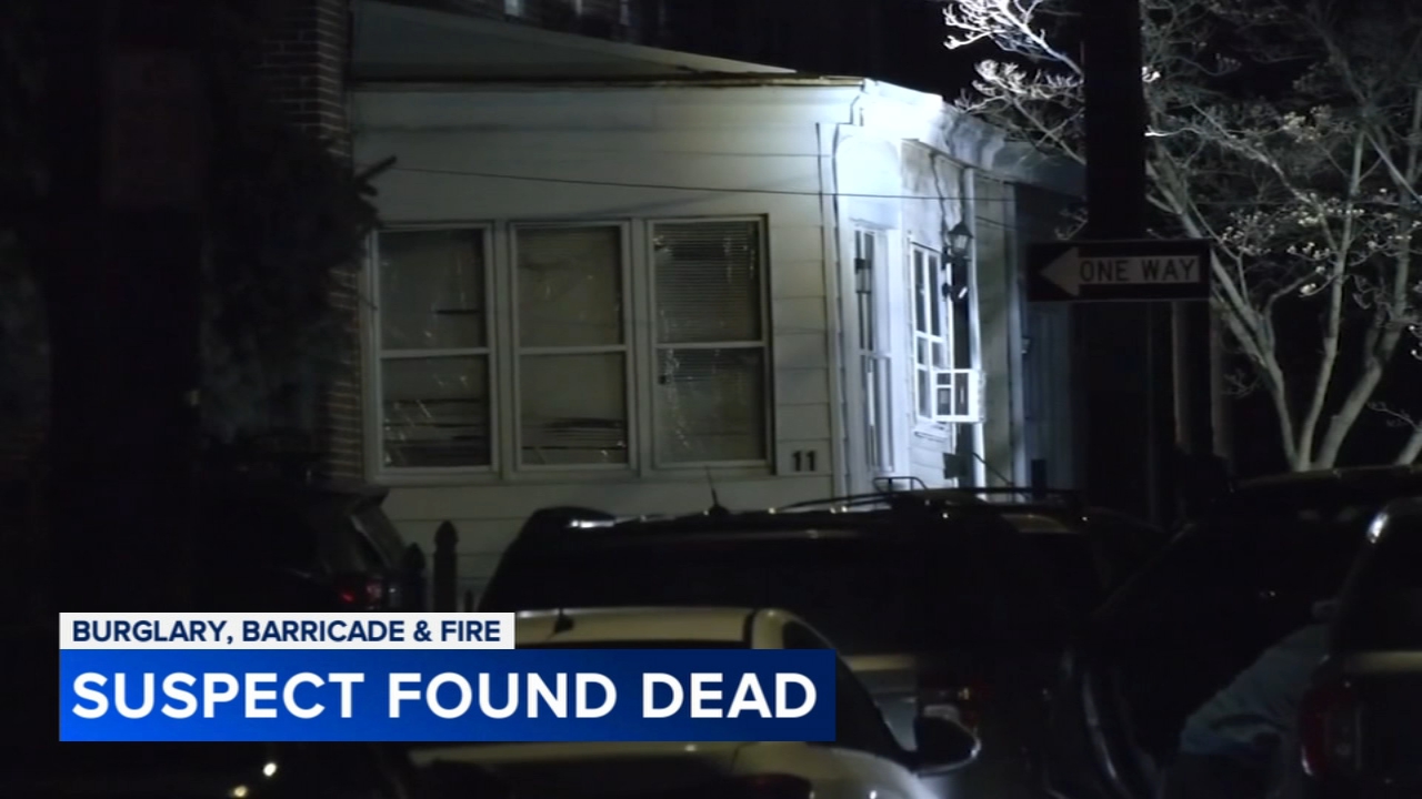 Burglary call leads to hourslong standoff, fire and suspect's death in Collingdale