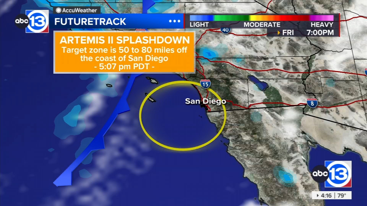 Splashdown for Artemis II looking good, but NASA monitors Pacific storm that could impact landing