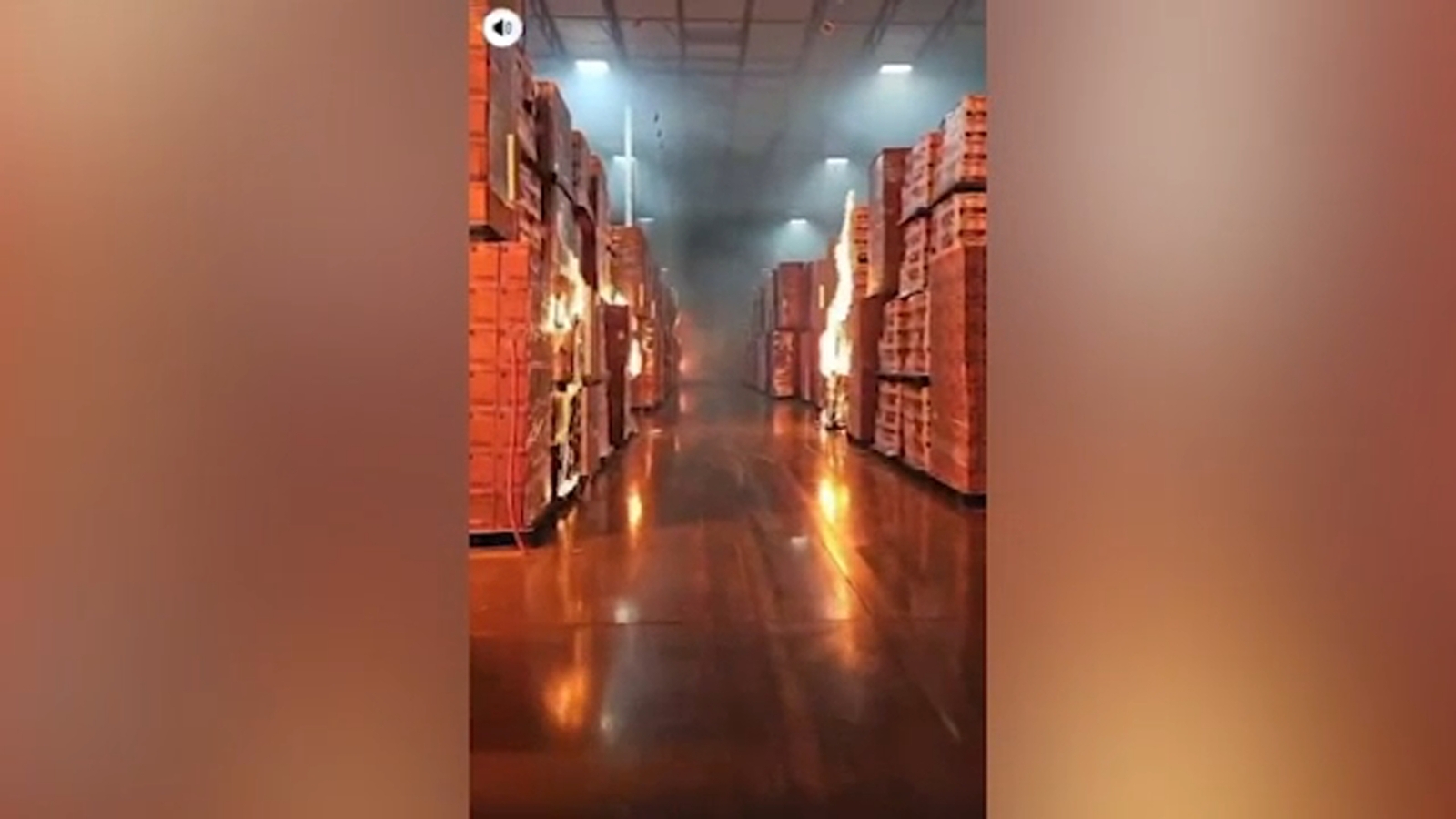 New video appears to show start of Ontario warehouse fire, may reveal motive