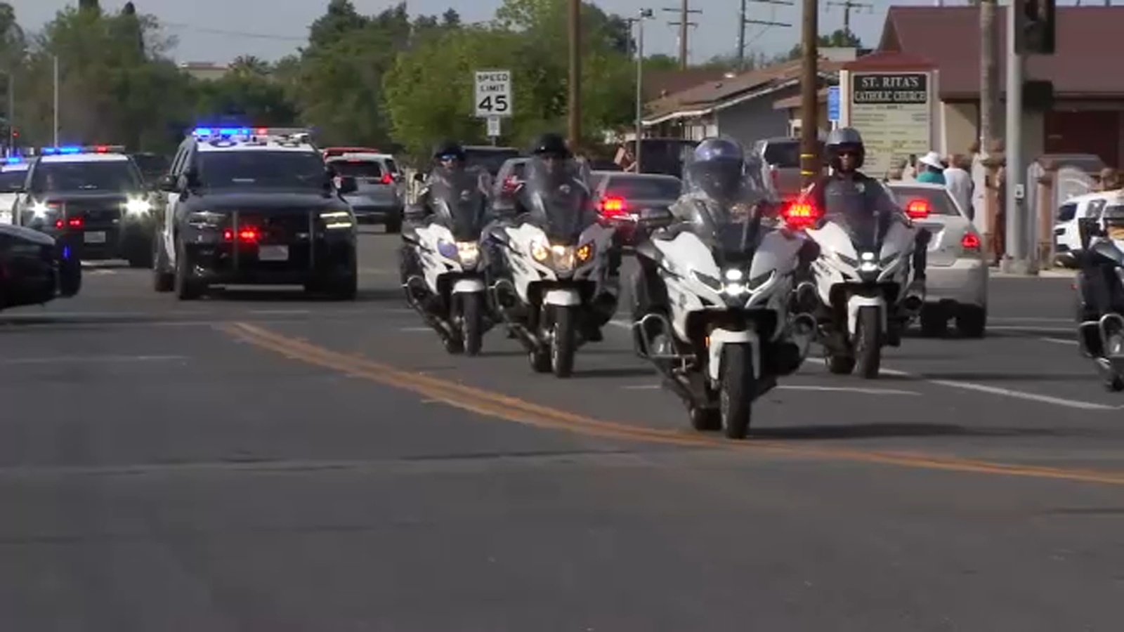 Procession honors Tulare County Sheriff's deputy killed in the line of ...