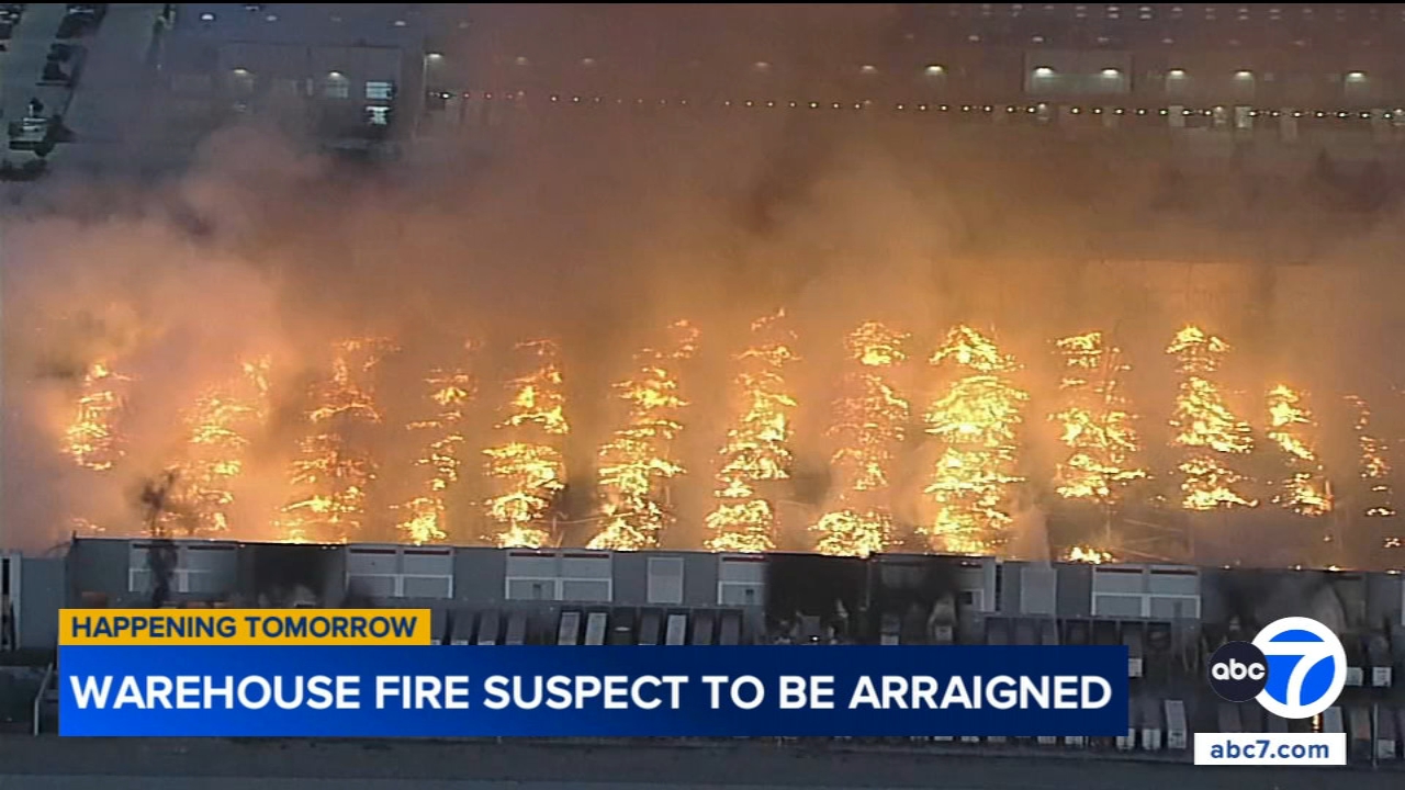Ontario warehouse fire suspect charged with felony arson