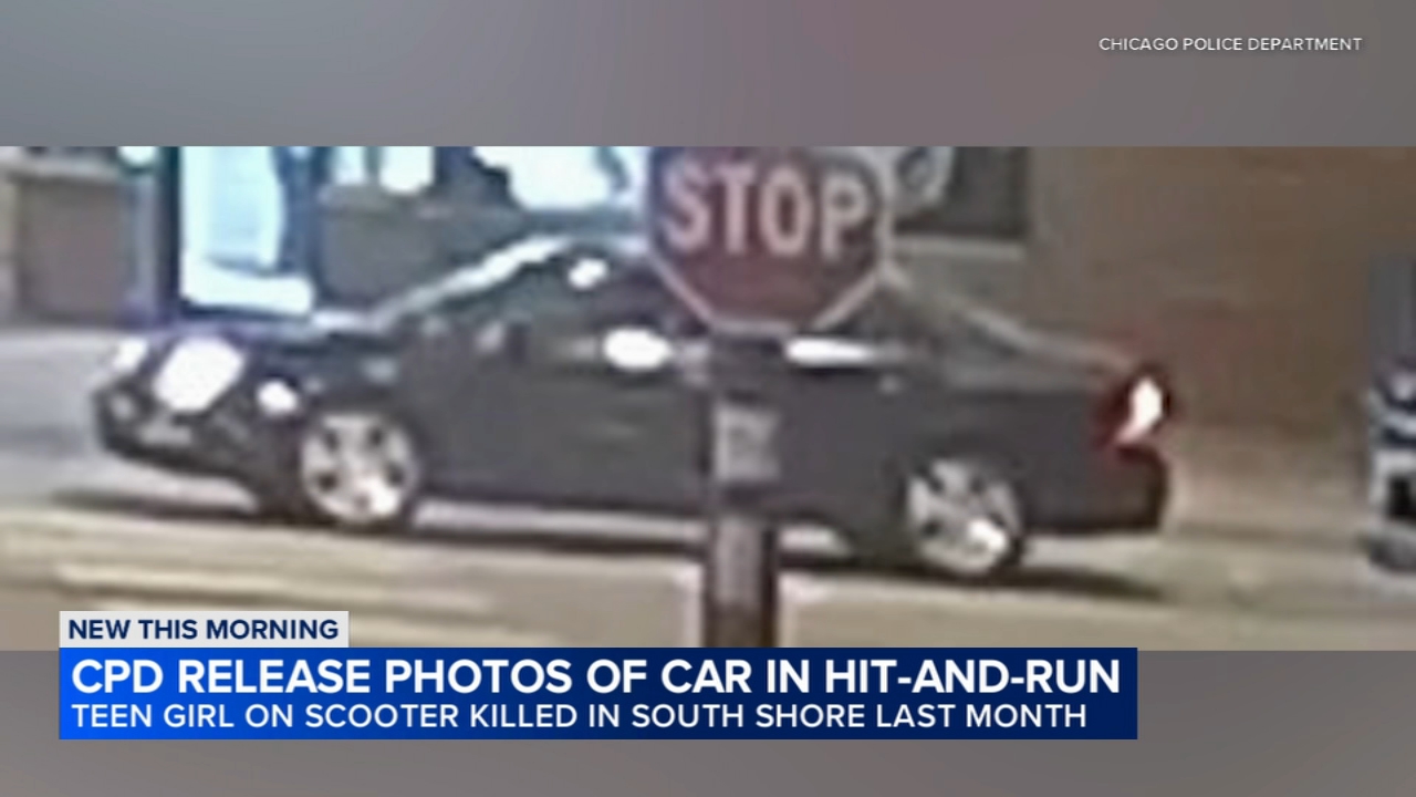 CPD releases images of vehicle wanted in hit-and-run death of teen girl on scooter in South Shore