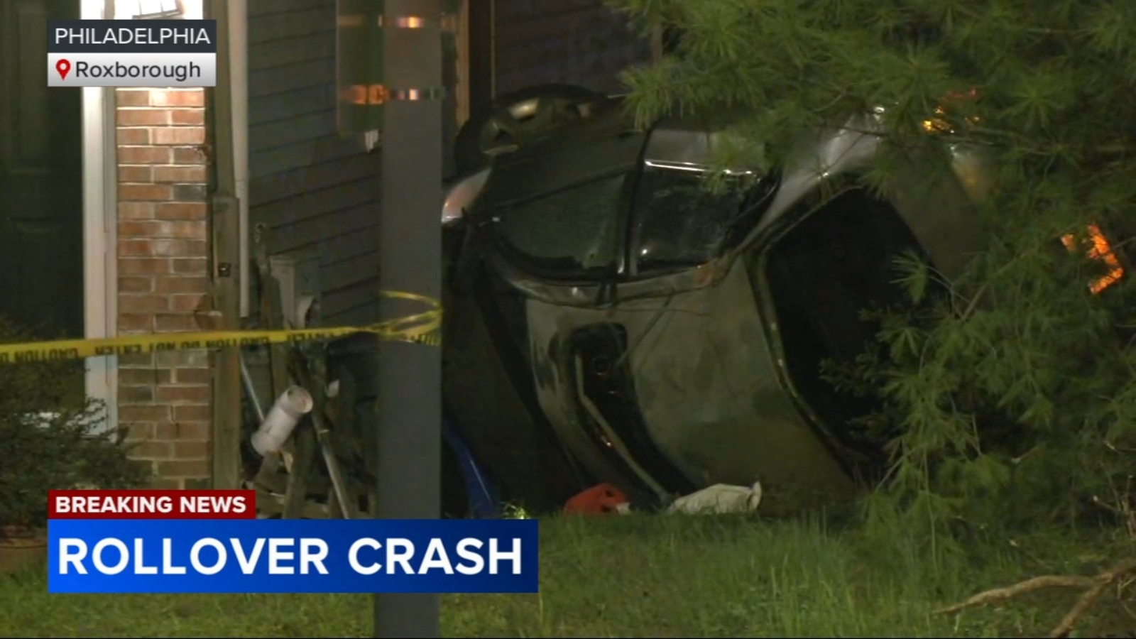 Driver injured after vehicle crashes into house in Philadelphia's ...