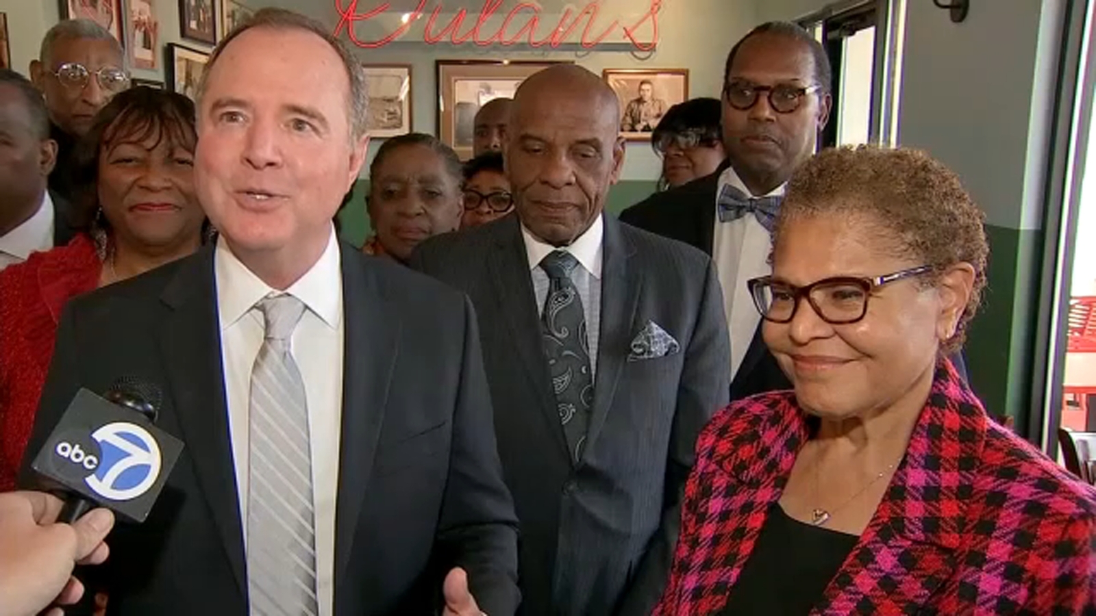 Sen. Adam Schiff endorses Los Angeles Mayor Karen Bass for re-election