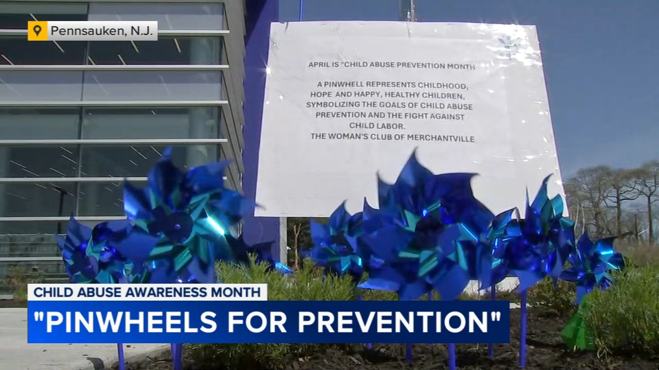 Pennsauken displays pinwheels in recognition of child abuse prevention month