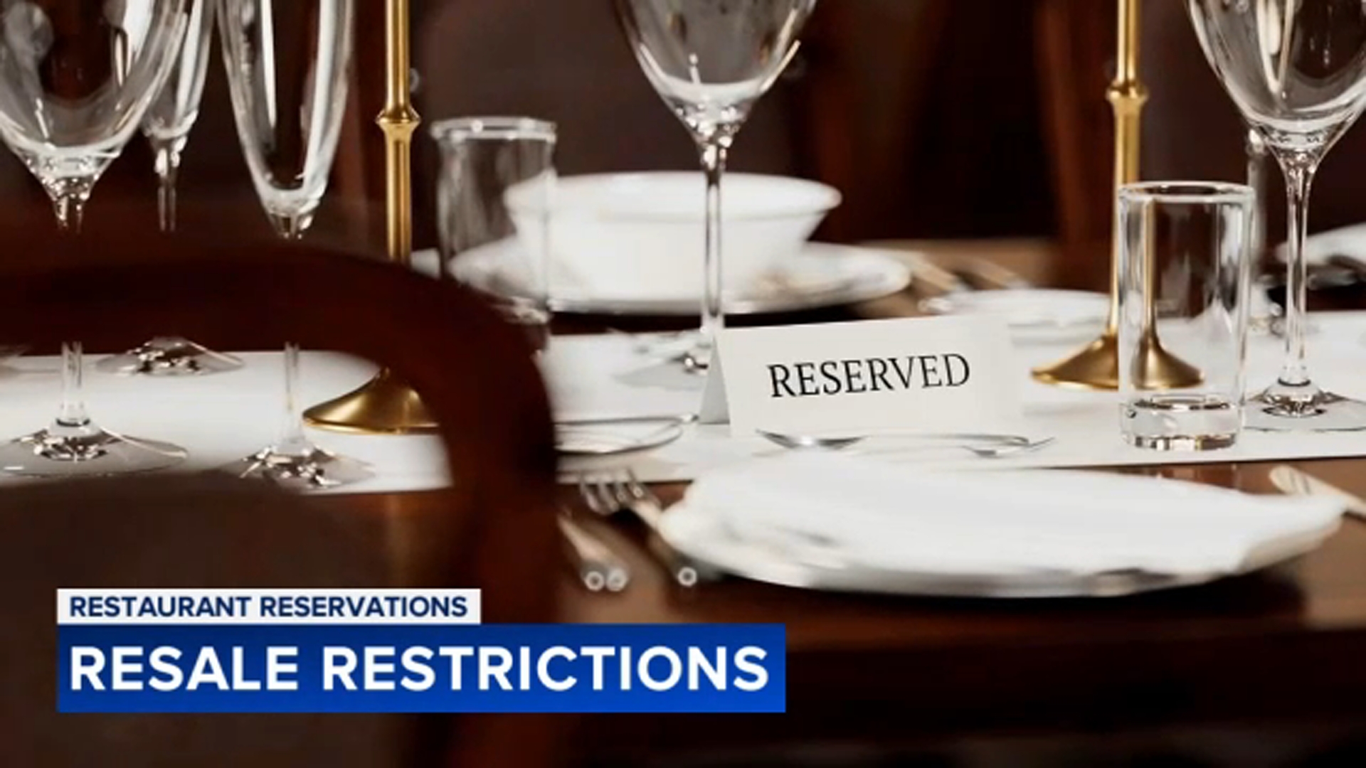 New Jersey lawmakers move to ban resale of restaurant reservations without permission
