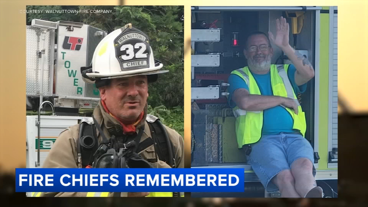 Joint viewings honor 2 Berks County fire chiefs killed in line of duty