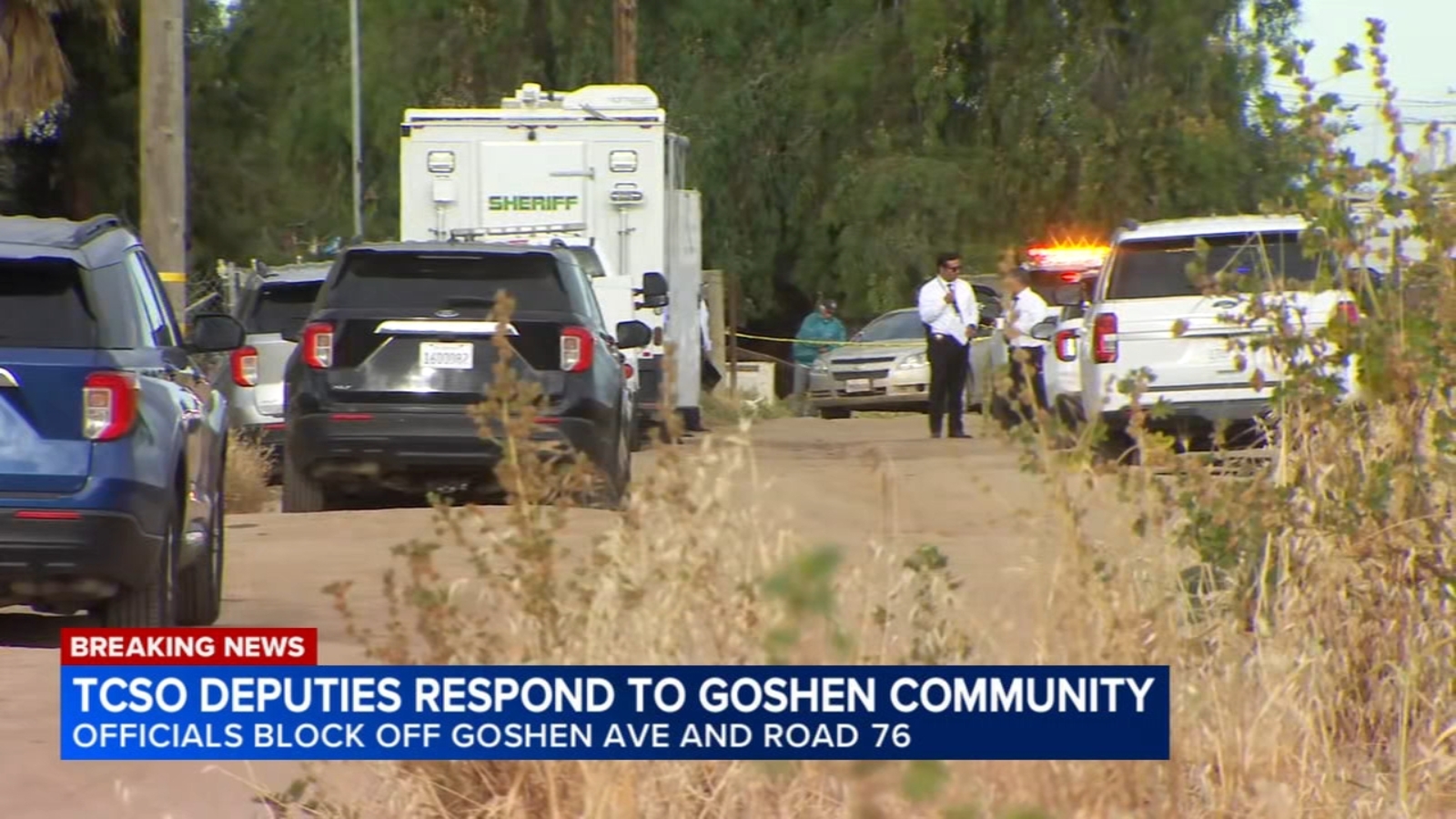 Shooting in Goshen leaves one man dead, 2 injured, deputies say