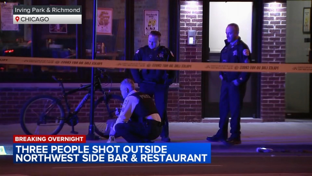 Chicago, Irving Park shooting: 3 men shot, 1 critically near Richmond  Street on Sunday in overnight city crime, police say - ABC7 Chicago
