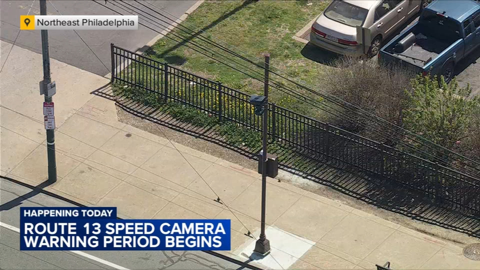 Warning period begins for speed cameras on Route 13 in Northeast Philadelphia