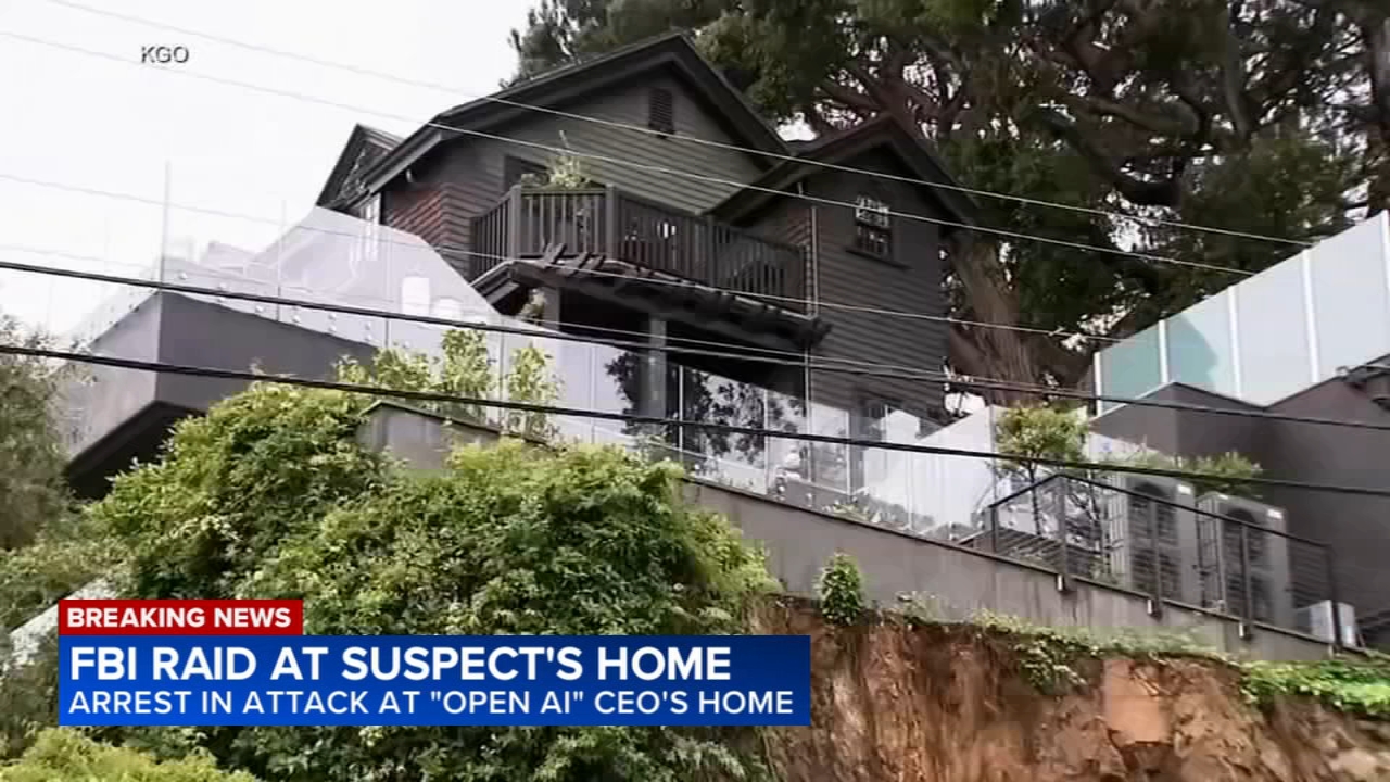 Man charged after allegedly throwing Molotov cocktail at OpenAI CEO Sam Altman's home