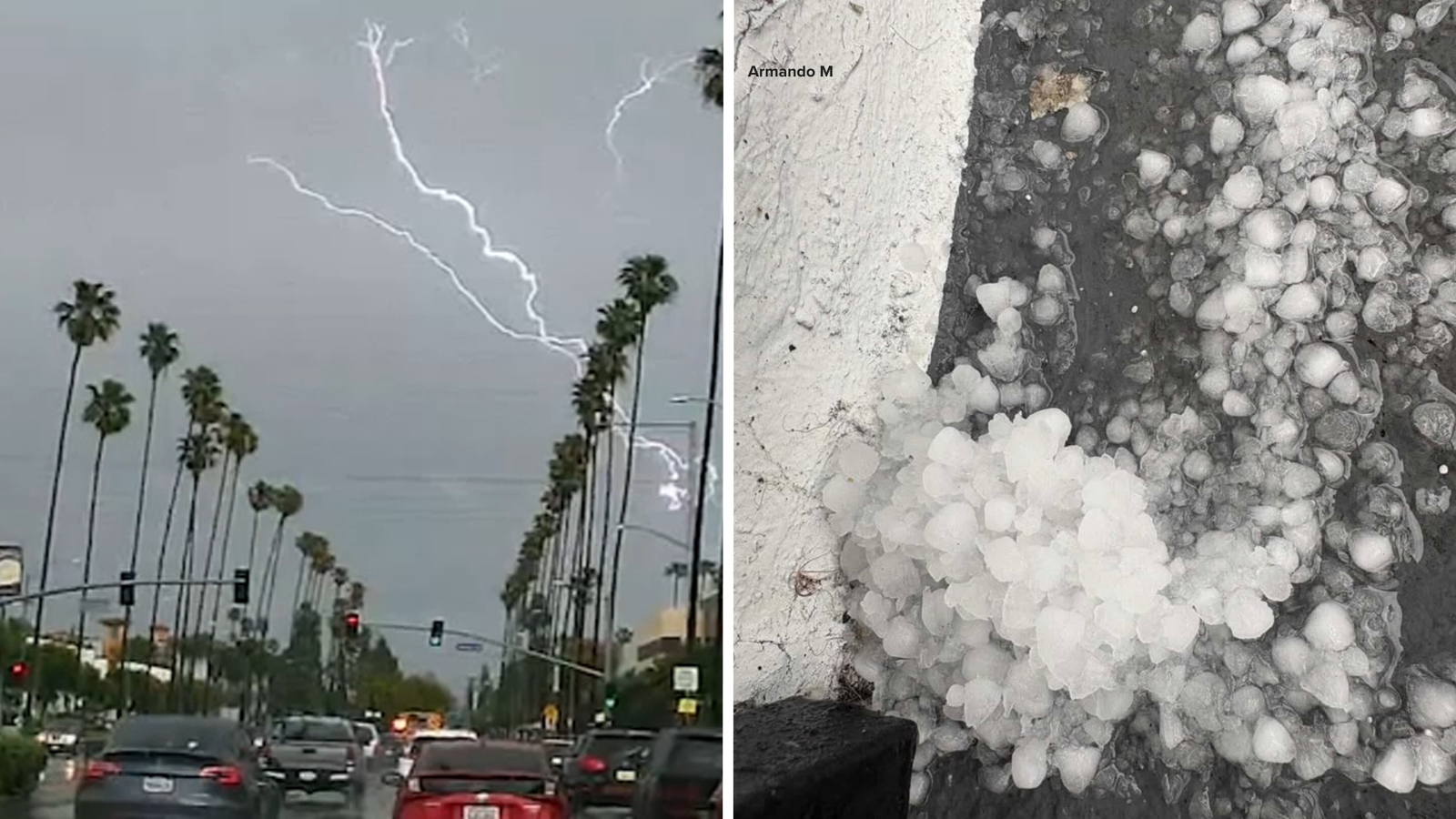 Afternoon storm brings heavy rain, thunder and hail to parts of ...