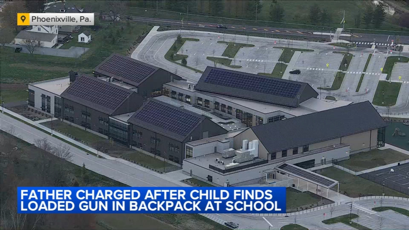 Chester County father charged after child finds gun in backpack at school