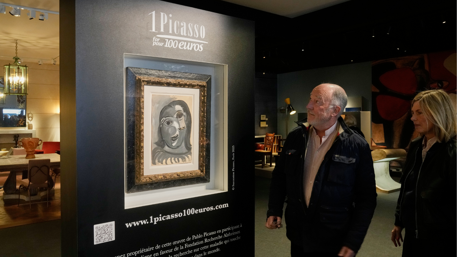 Raffle winner left stunned after scooping a $1M Picasso with a $117 ticket