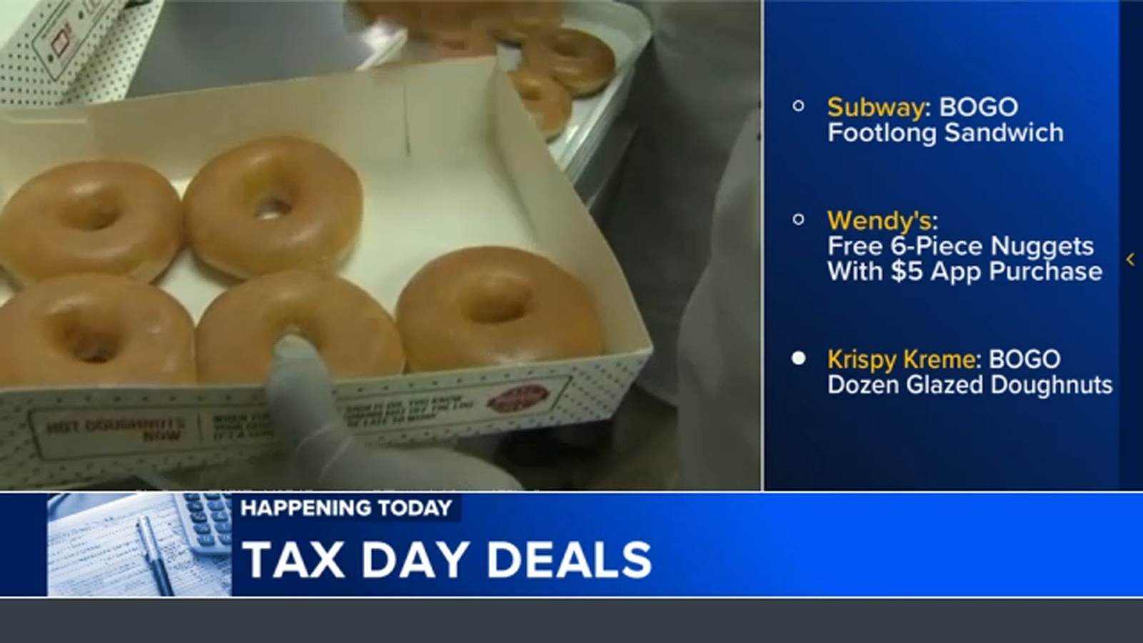 Tax Day deals: Businesses offer discounts as deadline to file income taxes hits