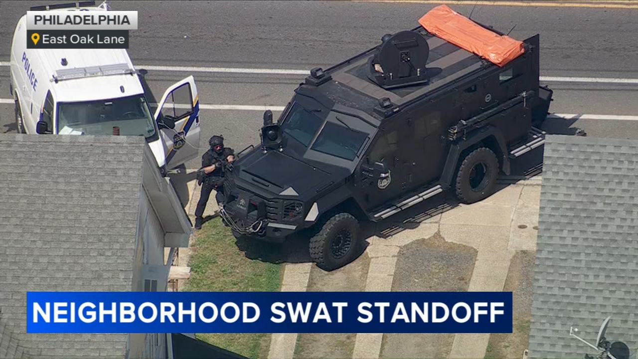 SWAT standoff in East Oak Lane ends with suspect in custody after assault report